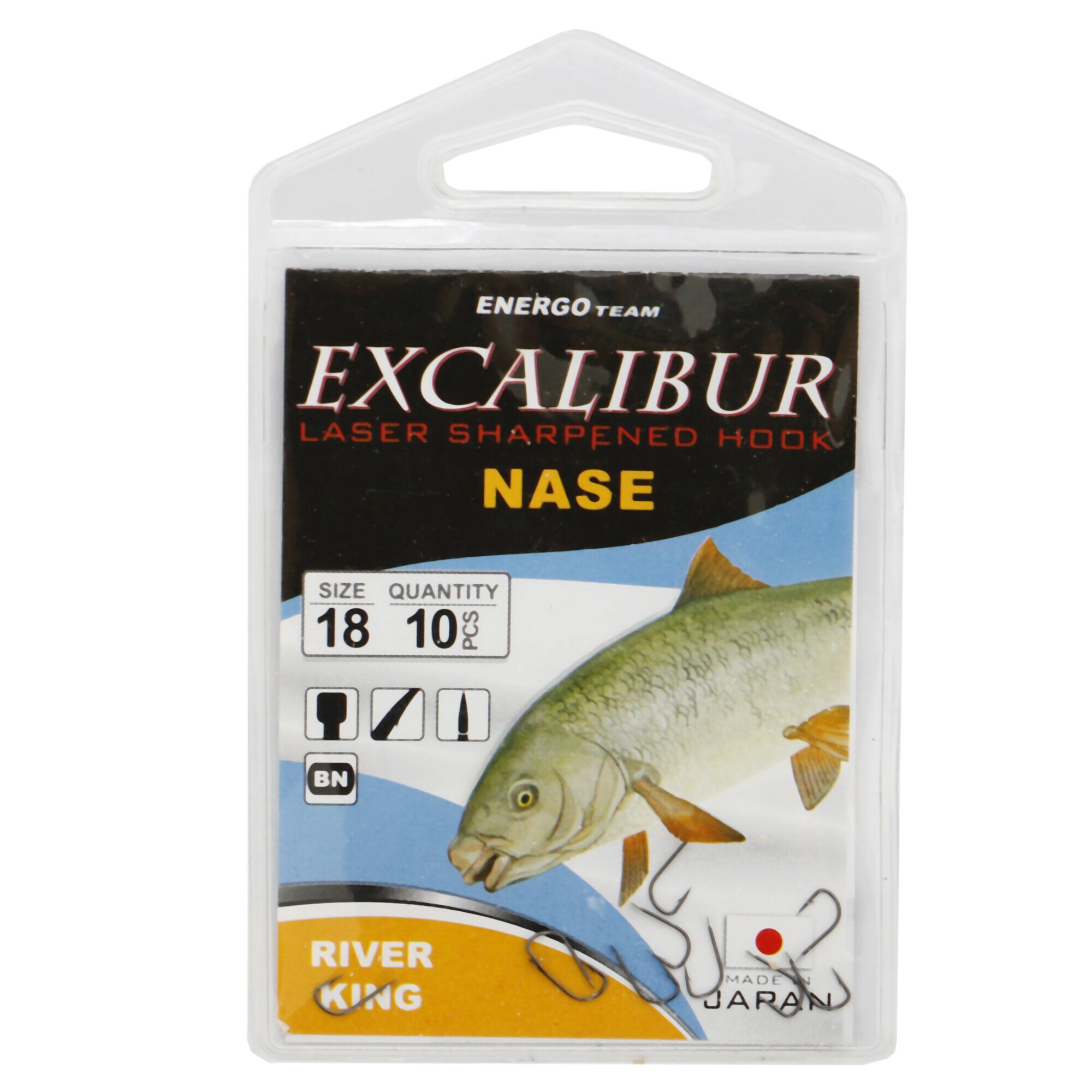 Carlige Energo Team Excalibur Nase River King Nr 18