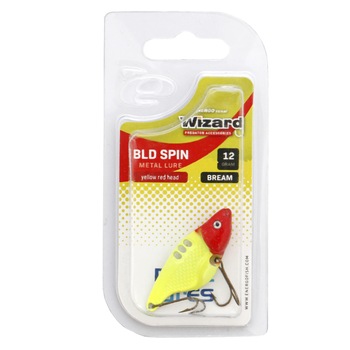 Oscilanta Wizard bld spin bream 12gr yellow red head Oscilanta Wizard bld spin bream 12gr yellow red head
