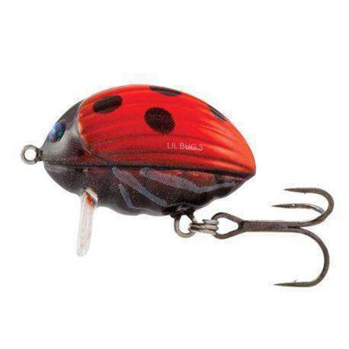 Vobler Salmo Lil Bug, negru-rosu