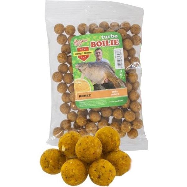 Boilies Benzar Turbo Boilie Miere, 250gr, 20mm