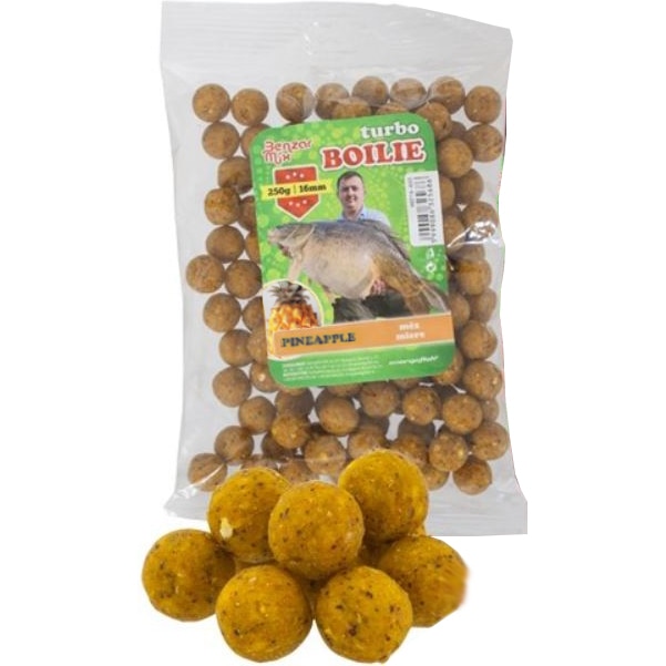 Boilies Benzar Turbo Boilie 250g 16mm Ananas