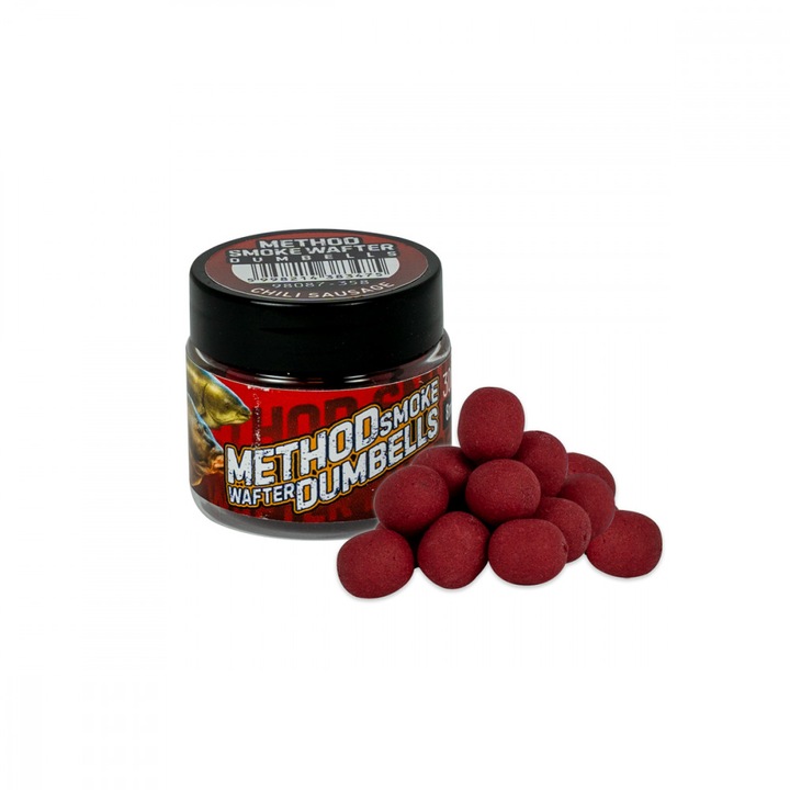 Стръв Benzar Mix Method Smoke Wafter Dumbells, Chilly Sa2