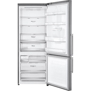 Хладилник с фризер LG GBF567PZCMB, 461 л, Клас E, No Frost, DoorCooling+, FreshBalancer, Диспенсър за вода, Компресор Smart Inverter, Сребрист