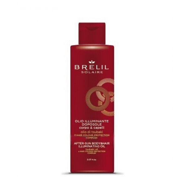 Ulei pentru corp si par Brelil Solaire, Pentru utilizarea dupa expunerea la soare, 150 ml