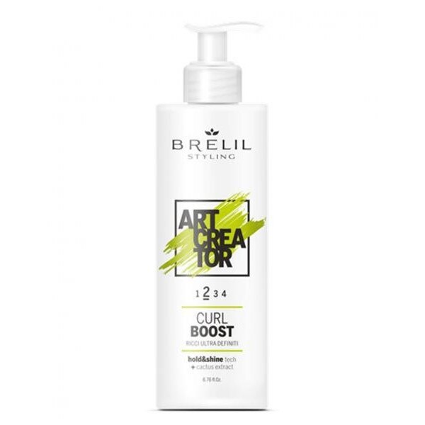 Tratament pentru par cret Brelil, Styling Curl Boost, 200 ml