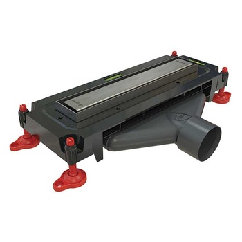 Rigola dus cu gratar din otel inoxidabil, Wirquin, 22 cm Rigola dus cu gratar din otel inoxidabil, Wirquin, 22 cm