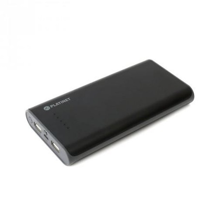 Acumulator extern 13 000 mAh Platinet PMPB13BB 5V 2A, cu lanterna, negru