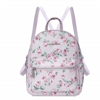 Rucsac elegant pentru femei, Pufo Floral, roz Rucsac elegant pentru femei, Pufo Floral, roz