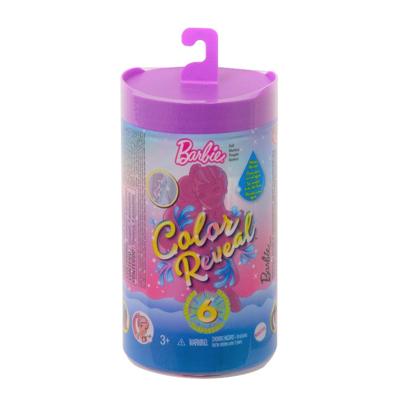 Papusa Barbie Color Reveal - Chelsea cu sclipici