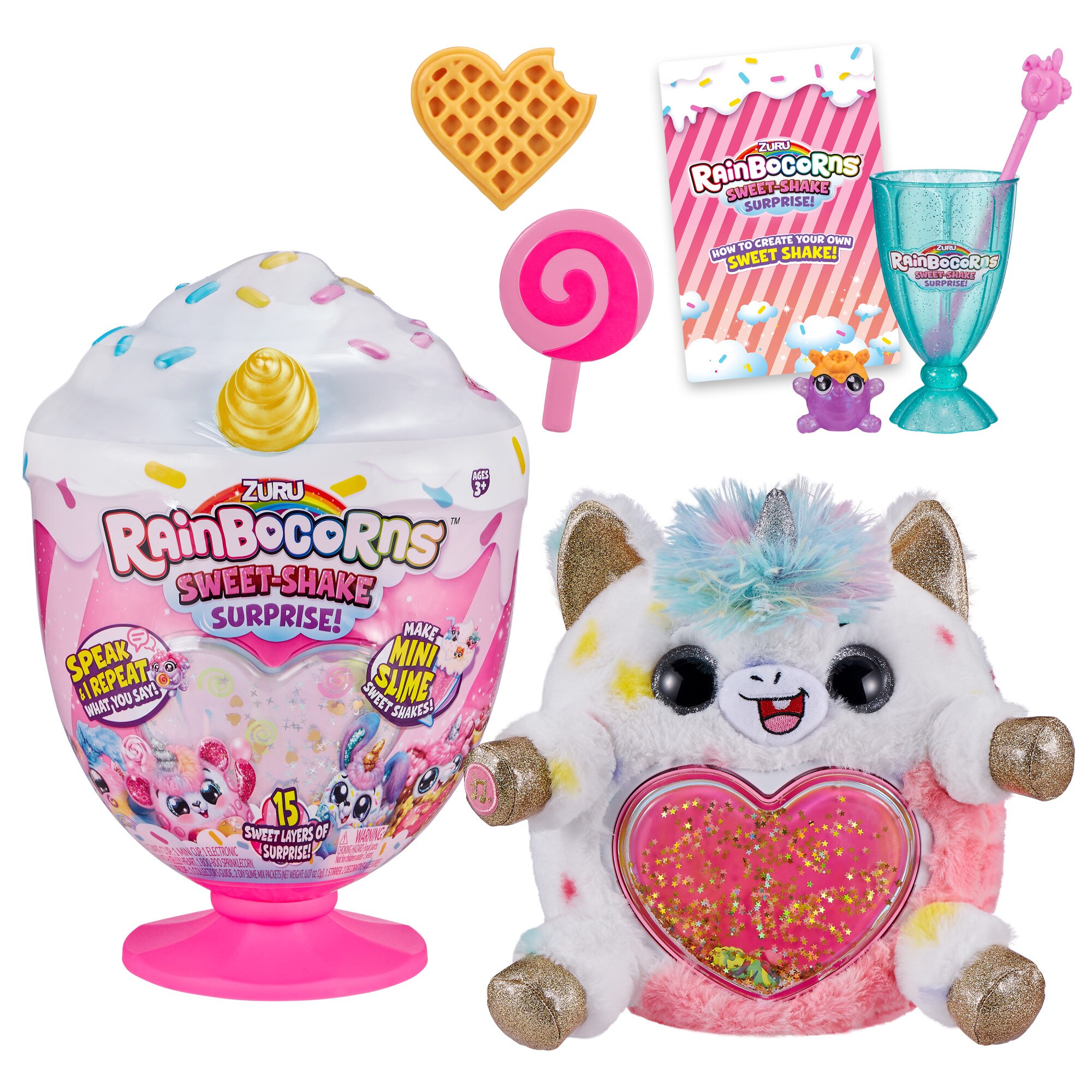Плюшена играчка Rainbocorns - Sweet shake surprise - eMAG.bg