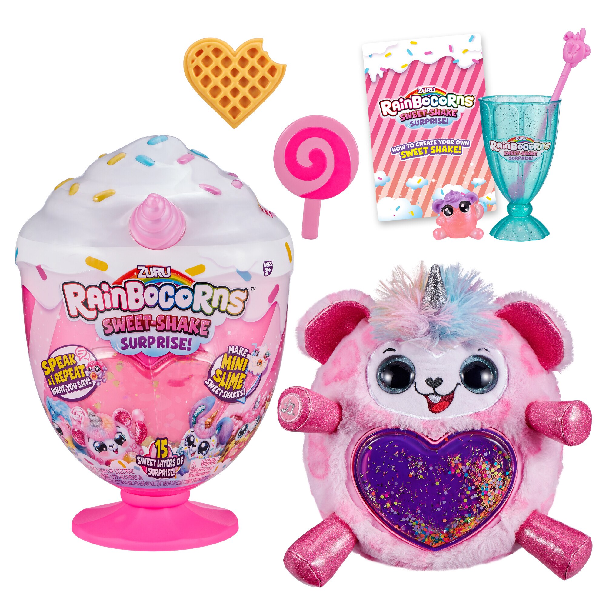 Плюшена играчка Rainbocorns - Sweet shake surprise - eMAG.bg