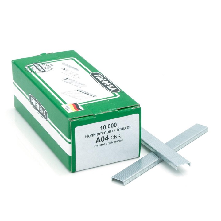 Capse, Prebena, A04CNK, 10.000 bucati, pentru capsatoarele 1XR-A16, 1GP-A16LN50, 1GP-A16, 1GP-A16SDS