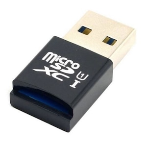 Четец на карти Digital One SP00147, Черен, Мини, За MicroSD карти на USB
