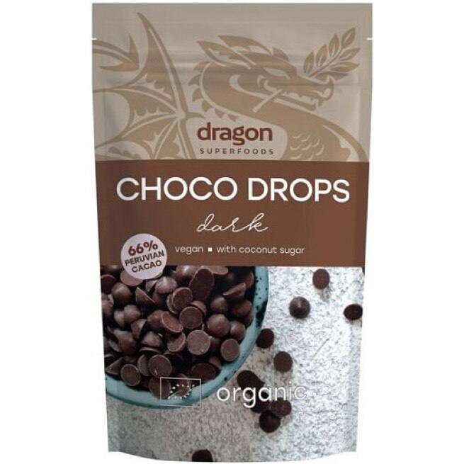 Choco drops Dark bio 250g DS
