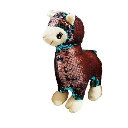 Lama de plus cu paiete 35 cm