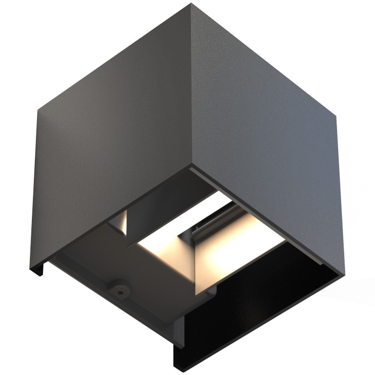 Aplica Hama WiFi cub,10cm,IP44,negru