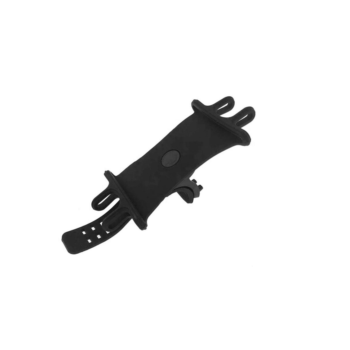 Suport de telefon pentru bicicleta, silicon, rotire 360 grade, Benson, Negru