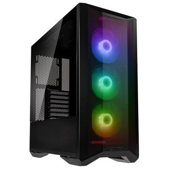 Carcasa Lian Li LANCOOL II Mesh RGB, Tempered Glass, Mid-Tower, fara sursa, Black Carcasa Lian Li LANCOOL II Mesh RGB, Tempered Glass, Mid-Tower, fara sursa, Black