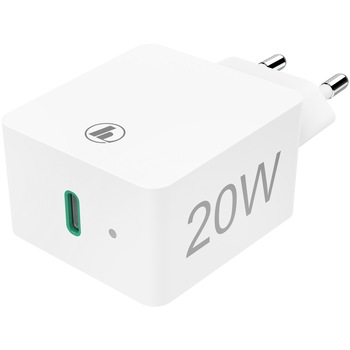 Incarcator retea Hama USB-C Power Delivery (PD) / Qualcomm®, 20 W, alb Incarcator retea Hama USB-C Power Delivery (PD) / Qualcomm®, 20 W, alb