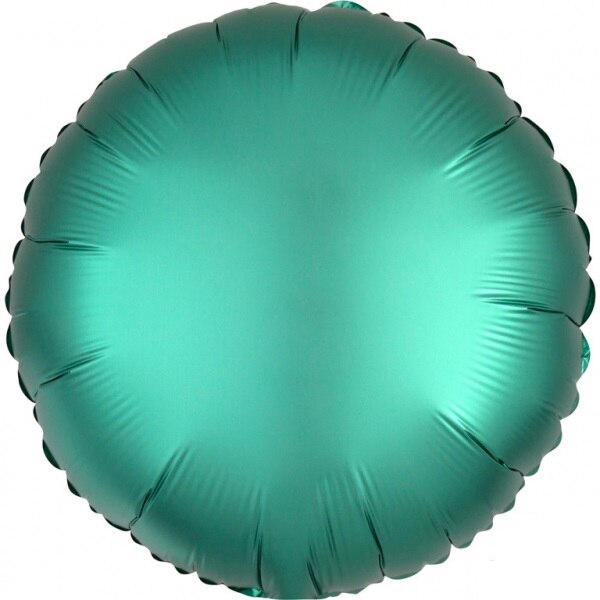 Balon Folie Rotund Verde Jade Satin Lux, 43cm, AMS 36798 01 - Balloons Shop