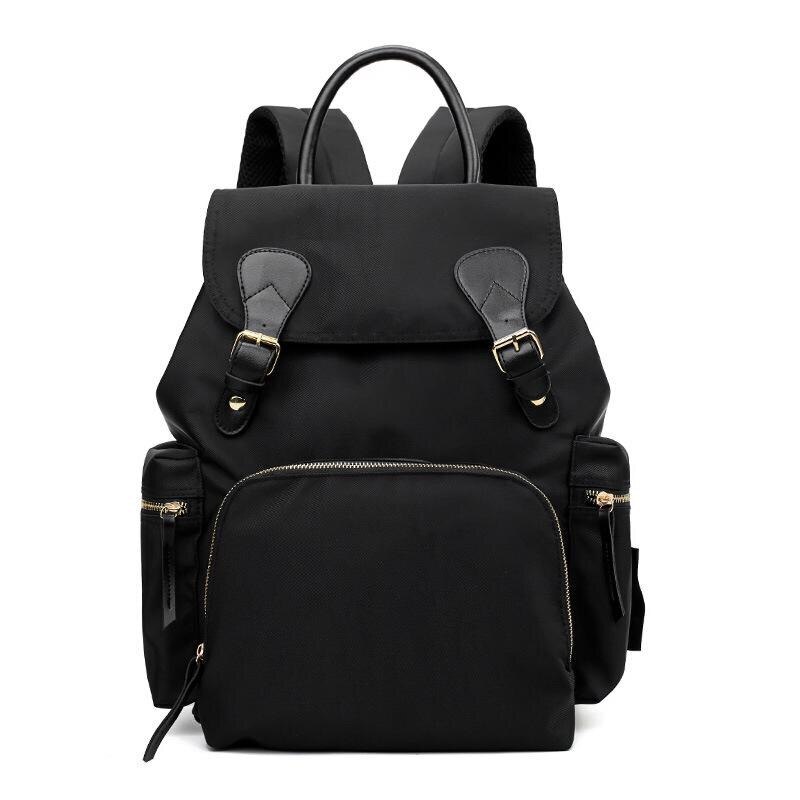Rucsac multifunctional - Geanta de mana pentru mamici, organizator articole pentru bebelusi, atasabil pe manerul caruciorului, ZG010 Negru