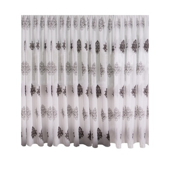 Perdea de in, Model Baroc Maro, 300x225 cm, cu rejansa Perdea de in, Model Baroc Maro, 300x225 cm, cu rejansa