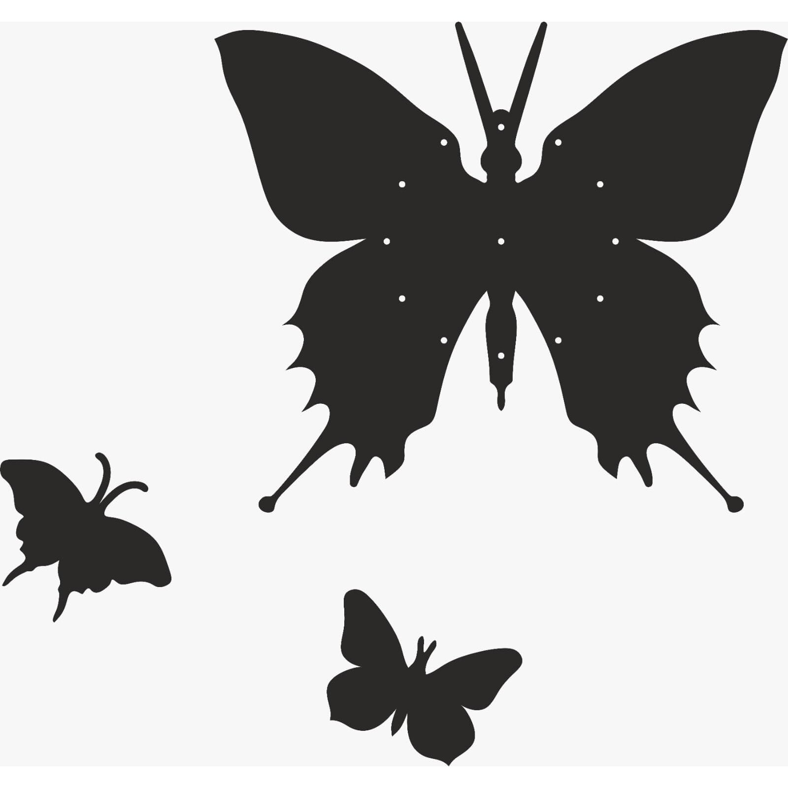 Ceas Decorativ Perete din Tabla debitata CNC,model 9, 51 x 51 cm