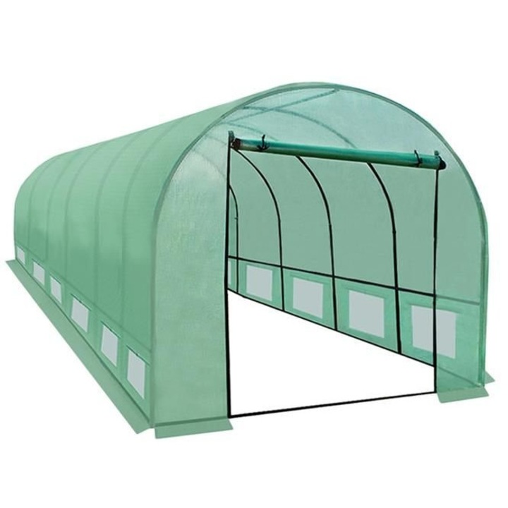 Sera de gradina MT Malatec, 6x3x2m, Ferestre, Usa cu fermoar, Otel