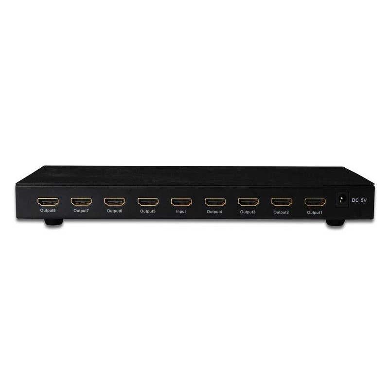Spliter HDMI 1.4a 8 porturi 4K 30Hz, 1x intrare 8x iesiri, Full HD 1080p, 3D