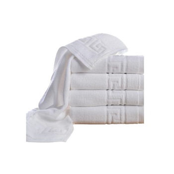 Set 5 prosoape 400 grame bumbac 100%, Greek Border, 50x90cm Set 5 prosoape 400 grame bumbac 100%, Greek Border, 50x90cm