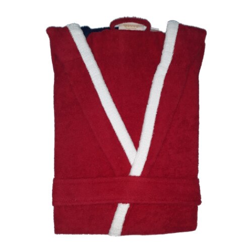 Halat de baie unisex bumbac 100% frotir, Altinbasak, marime L - bleumarin, Pacific 2