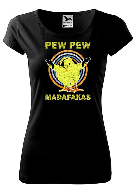 Tricou dama,K-off,Pew Pew Chicken