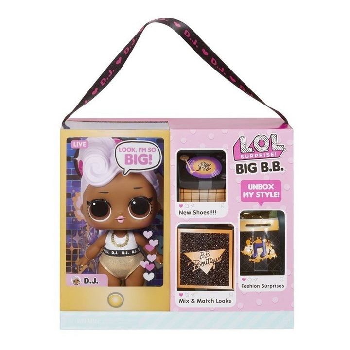 Papusa LOL Surprise Big B.B. Unbox Fashion, 30 cm