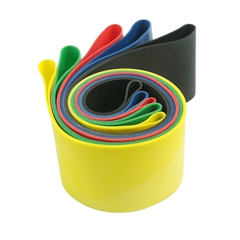 Benzi Elastice de Rezistenta Fitislim, Fitness Set de 5, Pentru Femei si Barbati, 5 Trepte de Dificultate, Antrenament sala, Yoga, Pilates, Terapie Fizica Benzi Elastice de Rezistenta Fitislim, Fitness Set de 5, Pentru Femei si Barbati, 5 Trepte de Dificultate, Antrenament sala, Yoga, Pilates, Terapie Fizica