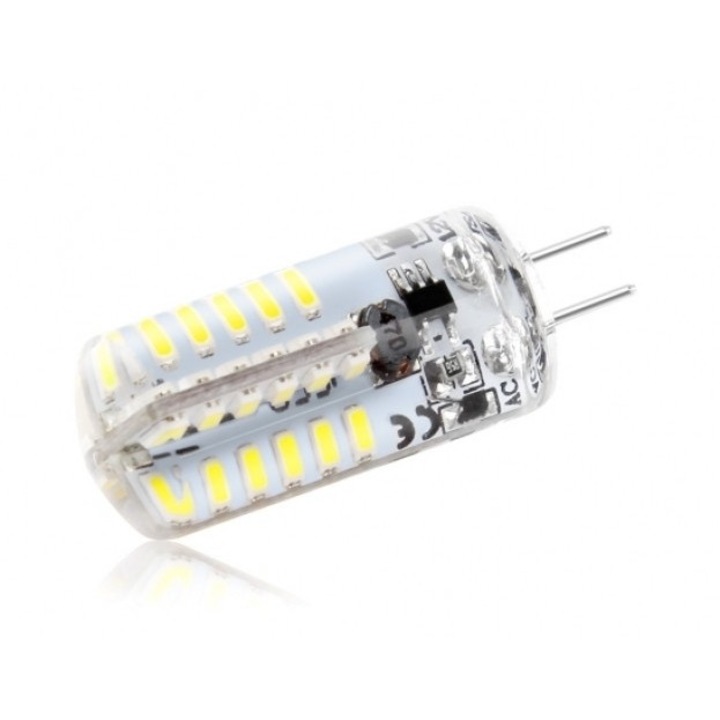 3 db LEDmaster G4 foglalat, 48 SMD led, Natúr fehér színű, 360° sugárzási szög, 1,6 watt fogyasztás