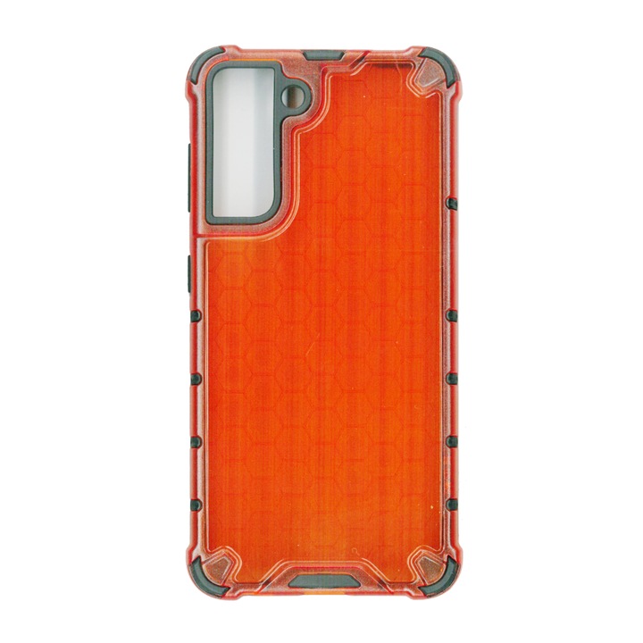Husa protectie spate anti-shock hexa, pentru Samsung Galaxy S21 (5G), rosu