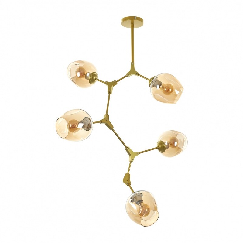 Lustra DNA, auriu, 5xe27, el 2324/5 gd