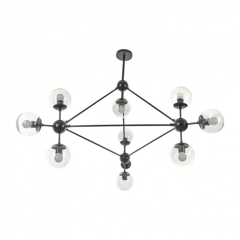 Lustra Molecule, negru, 10xe27, el 2322/10 bk