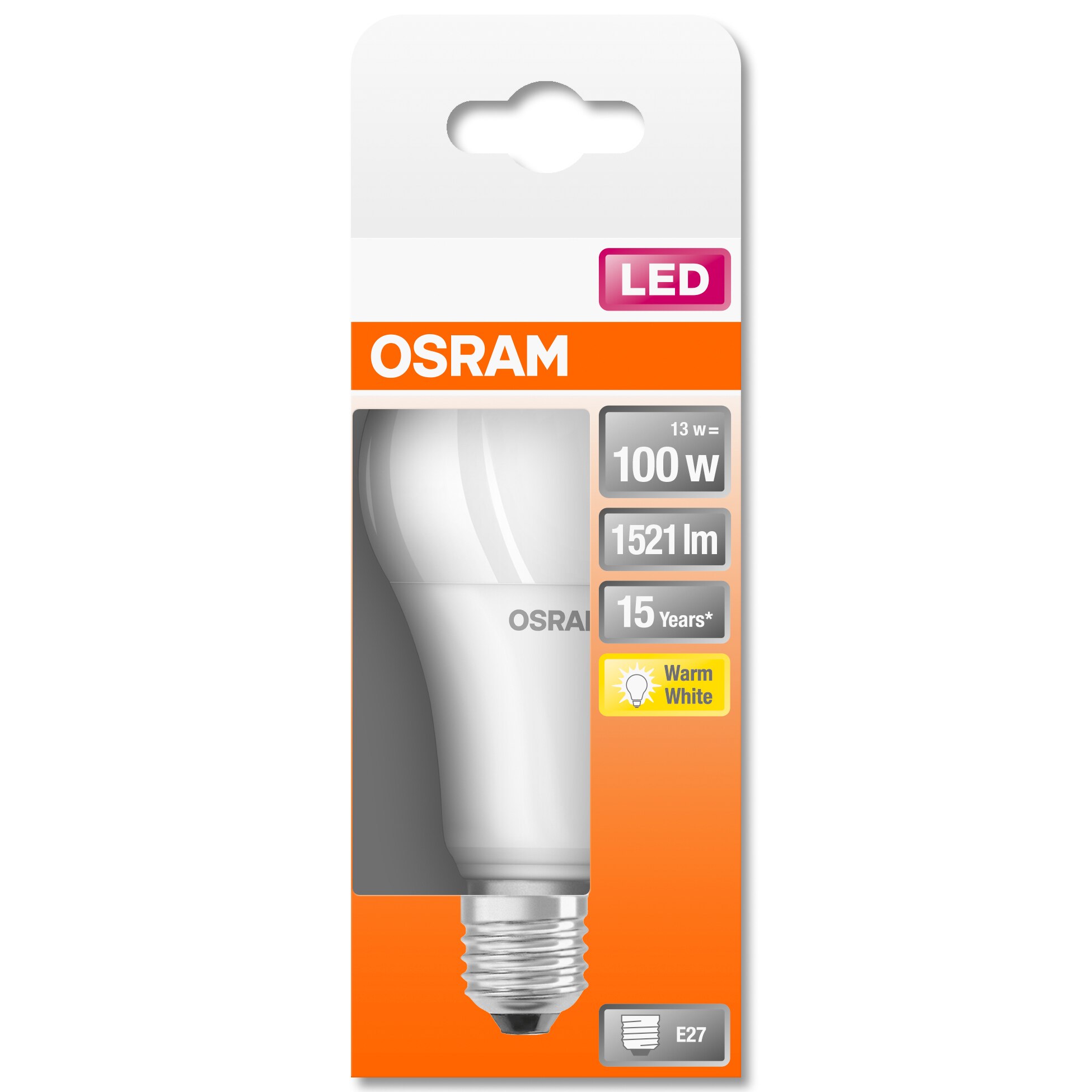 enthusiastic phantom Bridegroom Bec LED Osram LED STAR FR A100, E27, 13W (100W), 1521 lm, lumina calda  (2700K) - eMAG.ro