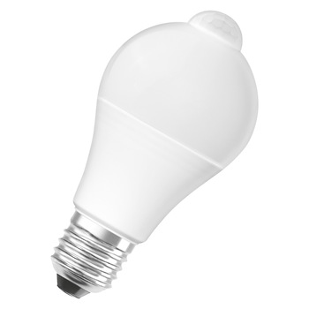 Bec LED Osram LED STAR+, A60, cu senzor de miscare, E27, 9W (60W), 806 lm, lumina calda (2700K) Bec LED Osram LED STAR+, A60, cu senzor de miscare, E27, 9W (60W), 806 lm, lumina calda (2700K)
