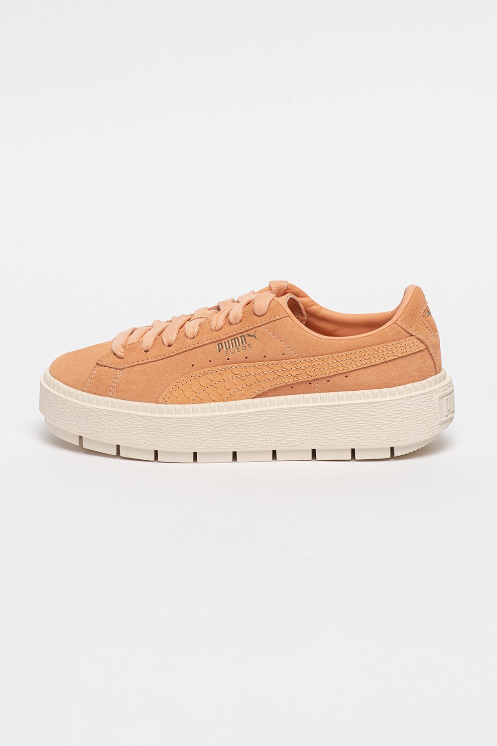 Puma, Pantofi sport flatform din piele intoarsa