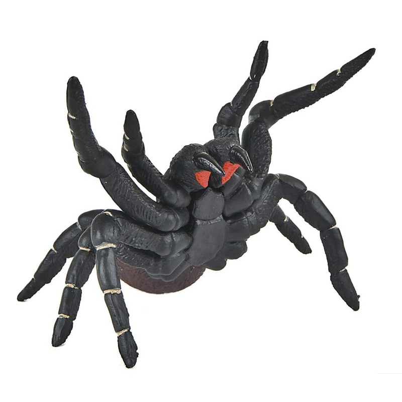 Figurina paianjen Mygalomorphae 10 cm Mini Junior 684542, Negru
