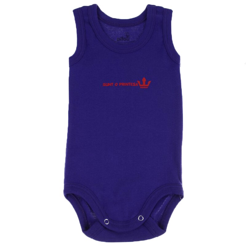 Body tip maiou pentru fete Pifou Model 5 BMF1-M3, Mov, 64-66 cm