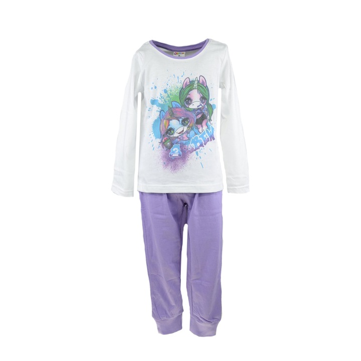 Pijama pentru fete E Plus M Poopsie Multicolor, Multicolor