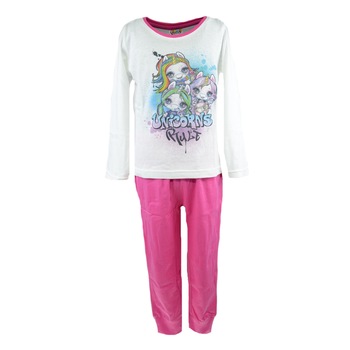 Pijama pentru fete E Plus M Poopsie 1854-M, Multicolor Pijama pentru fete E Plus M Poopsie 1854-M, Multicolor