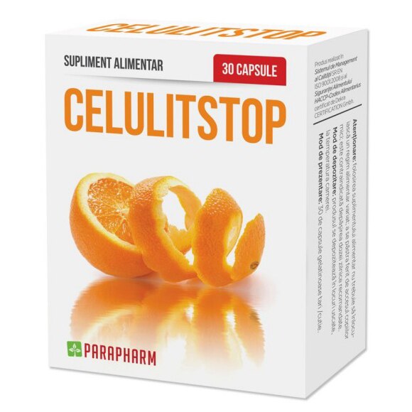 Supliment alimentar Celulit Stop, Parapharm, 30 capsule