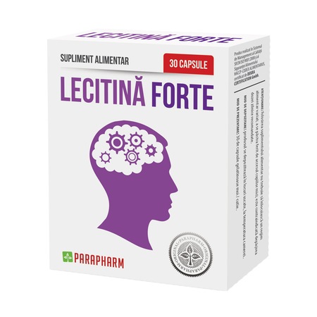Supliment alimentar Lecitina Forte, Parapharm, 30 capsule