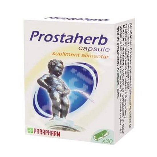 Supliment alimentar Prostaherb, Parapharm, 30 capsule