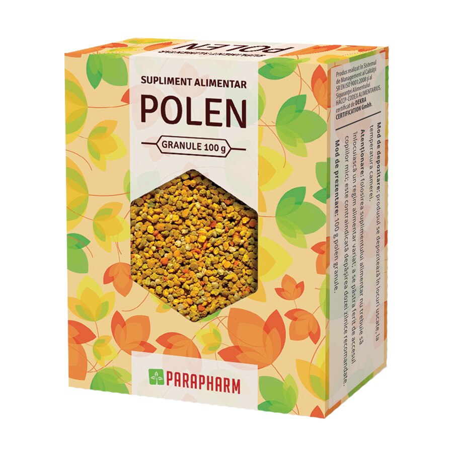 Supliment alimentar Polen, Parapharm, 100 g