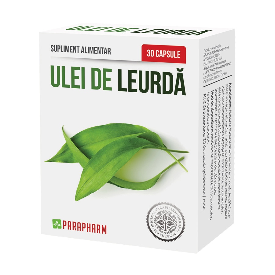 Ulei de leurda, Parapharm, 30 capsule